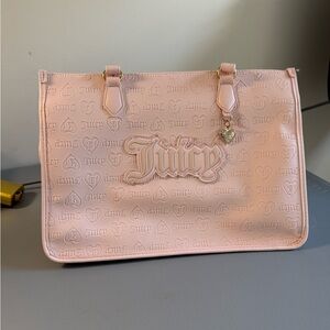 Juicy Couture Light Pink Embossed Tote